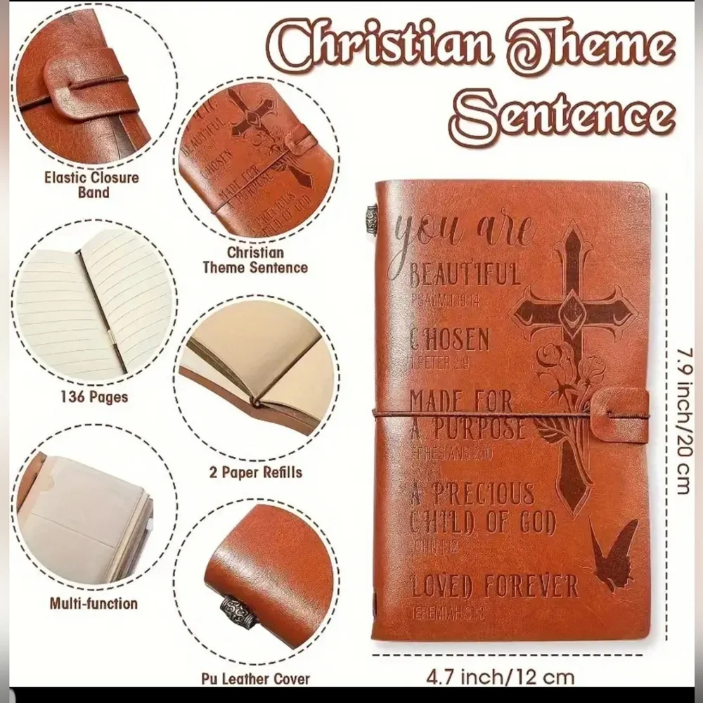 - You Are Beautiful Journal - Cross Front